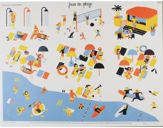 Image "Jeux de plage" par Hélène Humbert