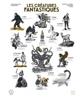 affiche "Les créatures fantastiques"