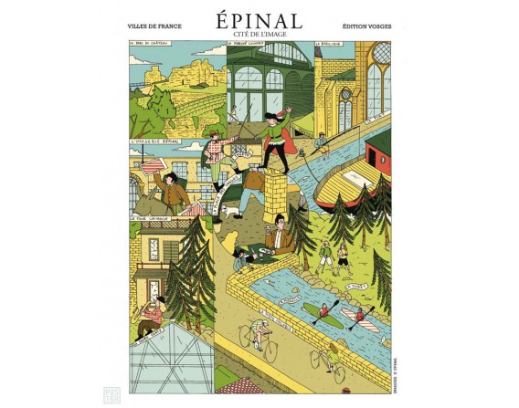 Affiche "Epinal, Cité de l'image"