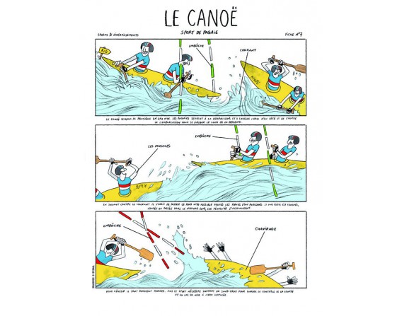 Image "Le Canoë" par Zoé Thouron