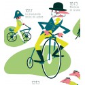 Affiche "La grande aventure de la bicyclette" par Clod