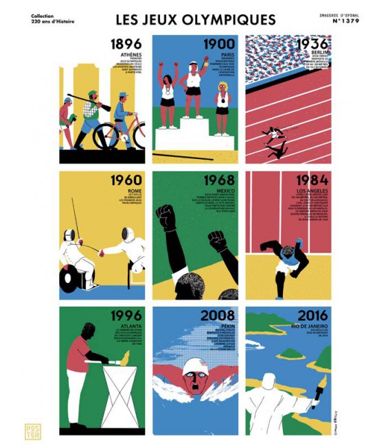 Affiche  "Les Jeux Olympiques"