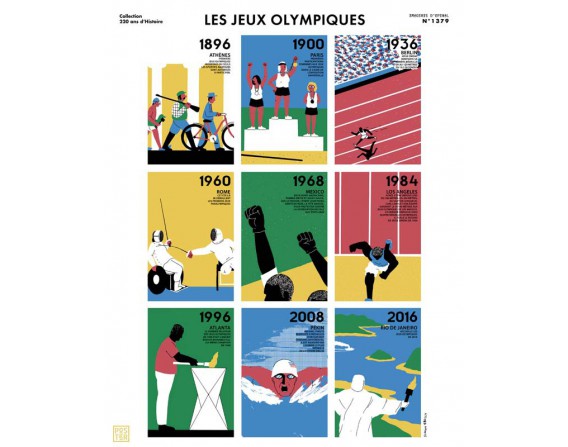 Affiche  "Les Jeux Olympiques"
