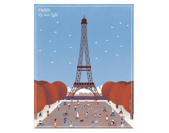 Affiche "La tour Eiffel"