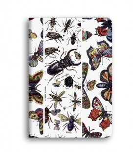 "Insectes" Carnet piqué avec couture A6