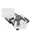 Coffret cartes doubles "La tour Eiffel"
