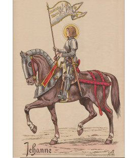 Tirage d'art "Jeanne d'Arc en armes"