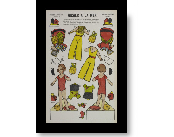 Tirage d'art "Nicole à la mer"
