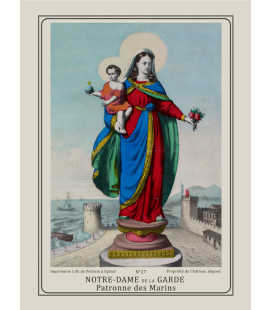 Tirage d'art "Notre dame de la Garde de Marseille vers 1815"