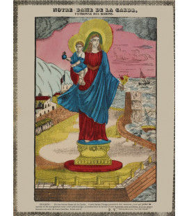 Tirage d'art "Notre dame de la Garde -Oraison- vers 1815"