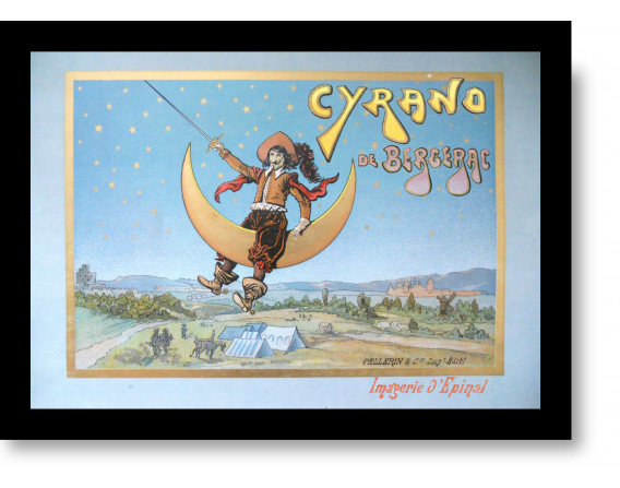 Tirage d'art  - Cyrano sur la lune